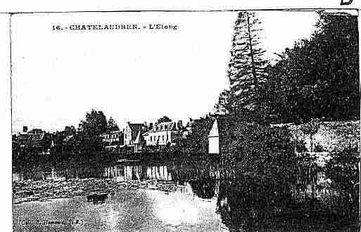 Ville de CHATELAUDREN Carte postale ancienne